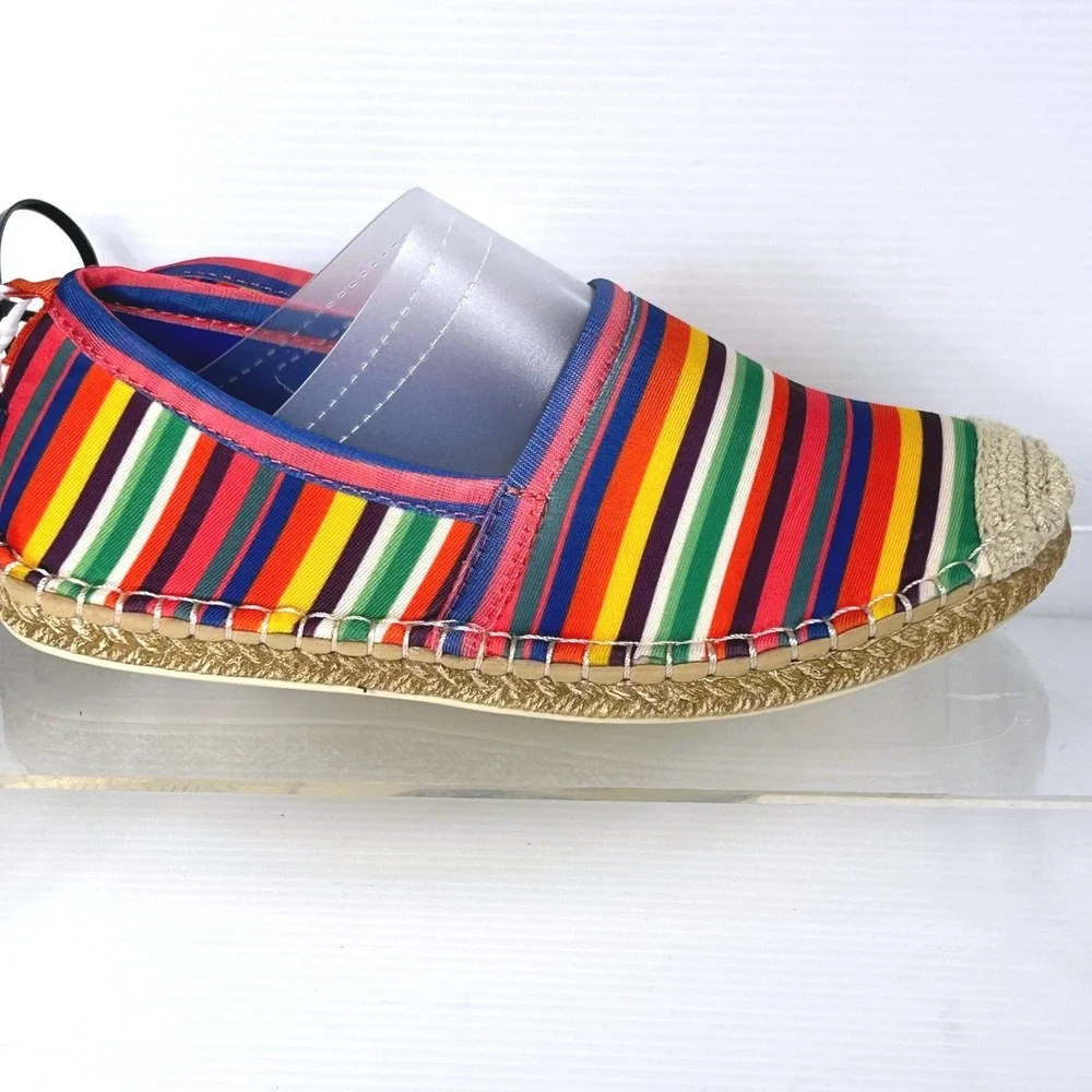 Seastar Beachwear Girls Size 1 Flats Espadrille Water Shoe NEW Candy Stripe $125